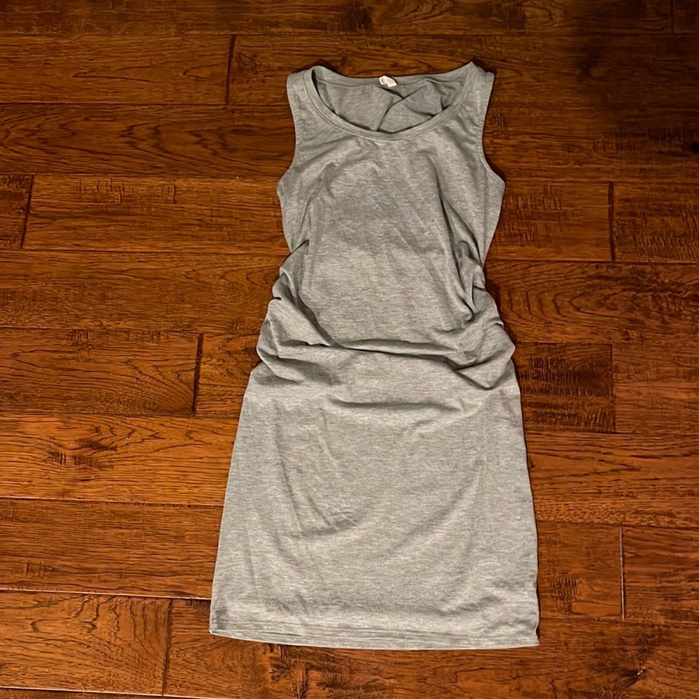 Pink Blush maternity tank dress